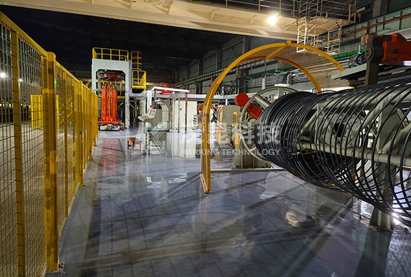 Salt bath heat treatment production line for large diameter ultra-high strength wire rod